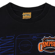 NHL (Nutmeg) - Tampa Bay Lightning Spell-Out T-Shirt 1990s Large Vintage Retro Hockey