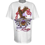 Vintage (Anvil) - Chevrolet Racing Eagle Spell-Out T-Shirt 2000s X-Large Vintage Retro