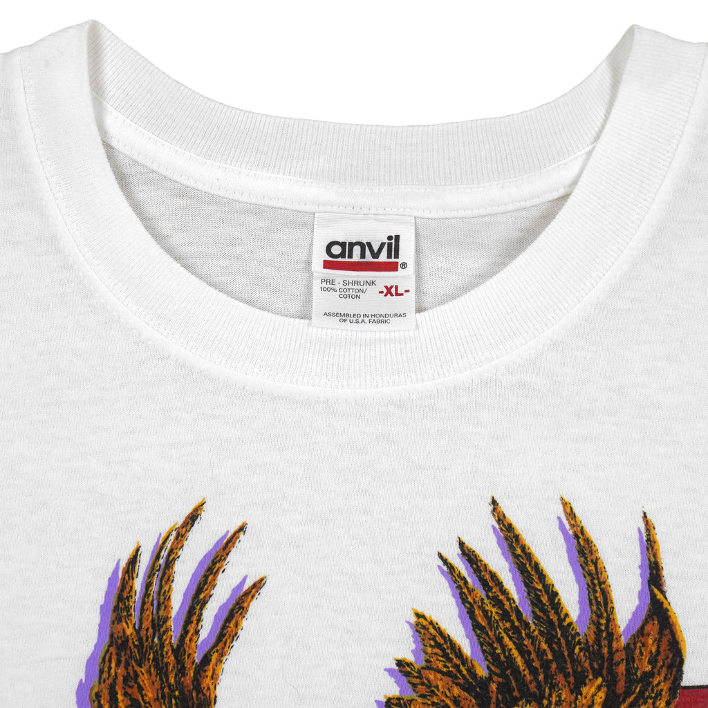 Vintage (Anvil) - Chevrolet Racing Eagle Spell-Out T-Shirt 2000s X-Large Vintage Retro