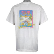 Vintage (Camel) - Beach Club Wish You Were Here T-Shirt 1990s X-Large Vintage Retro