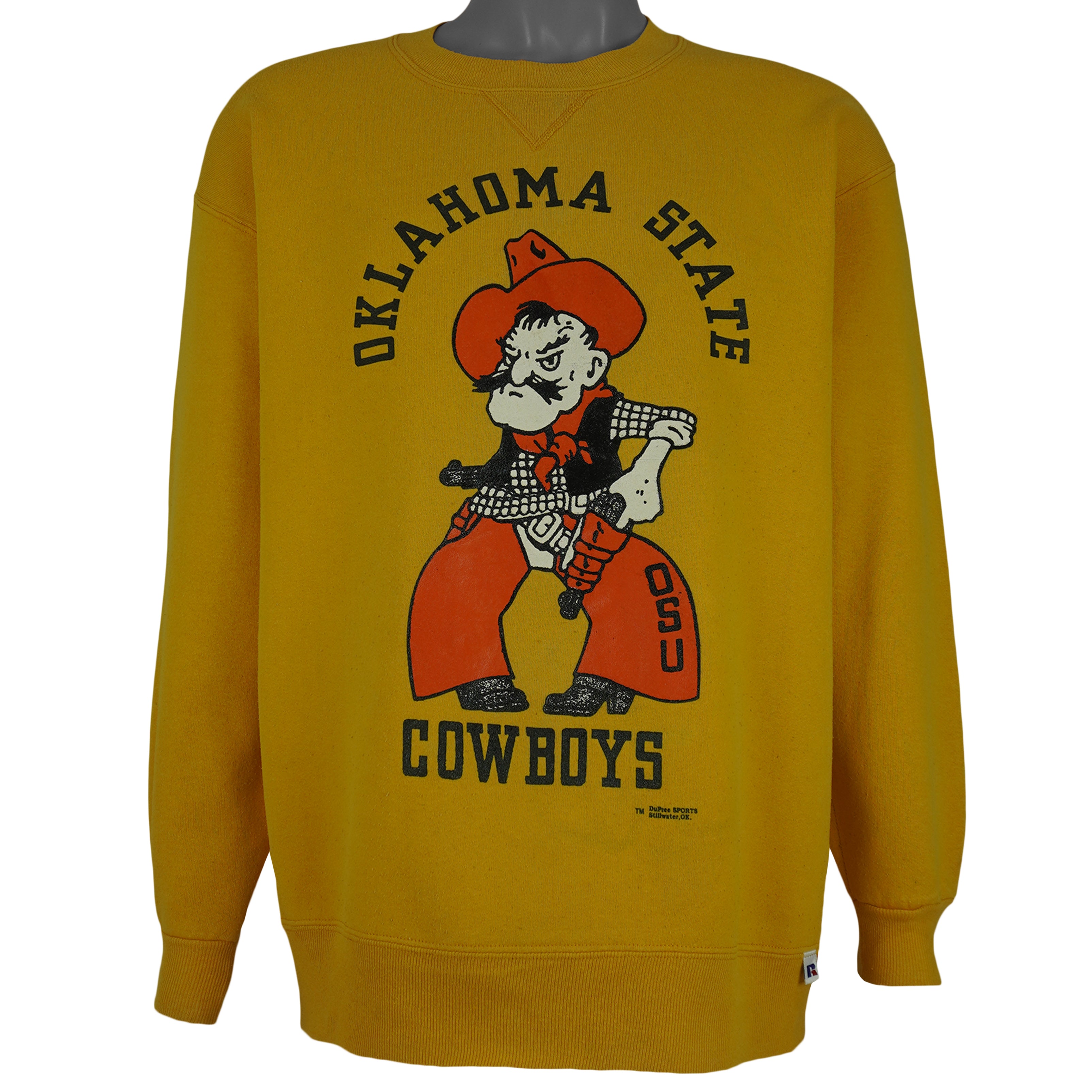 NCAA (Russell Athletic) - Oklahoma State Cowboys Crew Neck Sweatshirt 1990s X-Large Vintage Retro