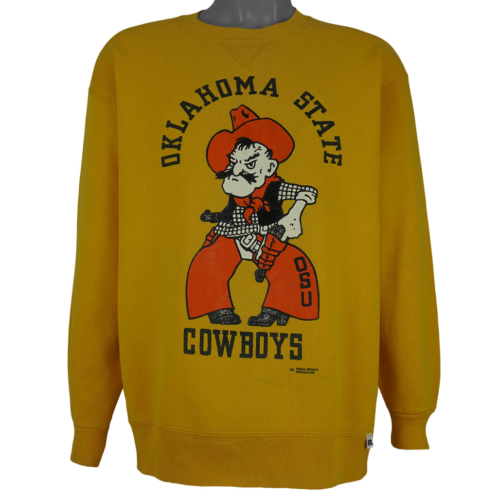 NCAA (Russell Athletic) - Oklahoma State Cowboys Crew Neck Sweatshirt 1990s X-Large Vintage Retro