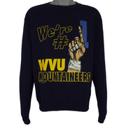 NCAA (PM) - We're #1 WVU Mountaineers Crew Neck Sweatshirt 1993 Medium