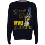 NCAA (PM) - We're #1 WVU Mountaineers Crew Neck Sweatshirt 1993 Medium