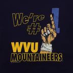 NCAA (PM) - We're #1 WVU Mountaineers Crew Neck Sweatshirt 1993 Medium Vintage Retro Football