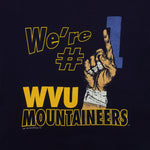 NCAA (PM) - We're #1 WVU Mountaineers Crew Neck Sweatshirt 1993 Medium Vintage Retro Football