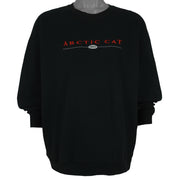 Vintage - Black Arctic Cat Crew Neck Sweatshirt 2000s XX-Large Vintage Retro