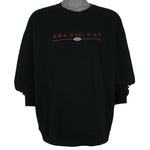 Vintage - Black Arctic Cat Crew Neck Sweatshirt 2000s XX-Large Vintage Retro