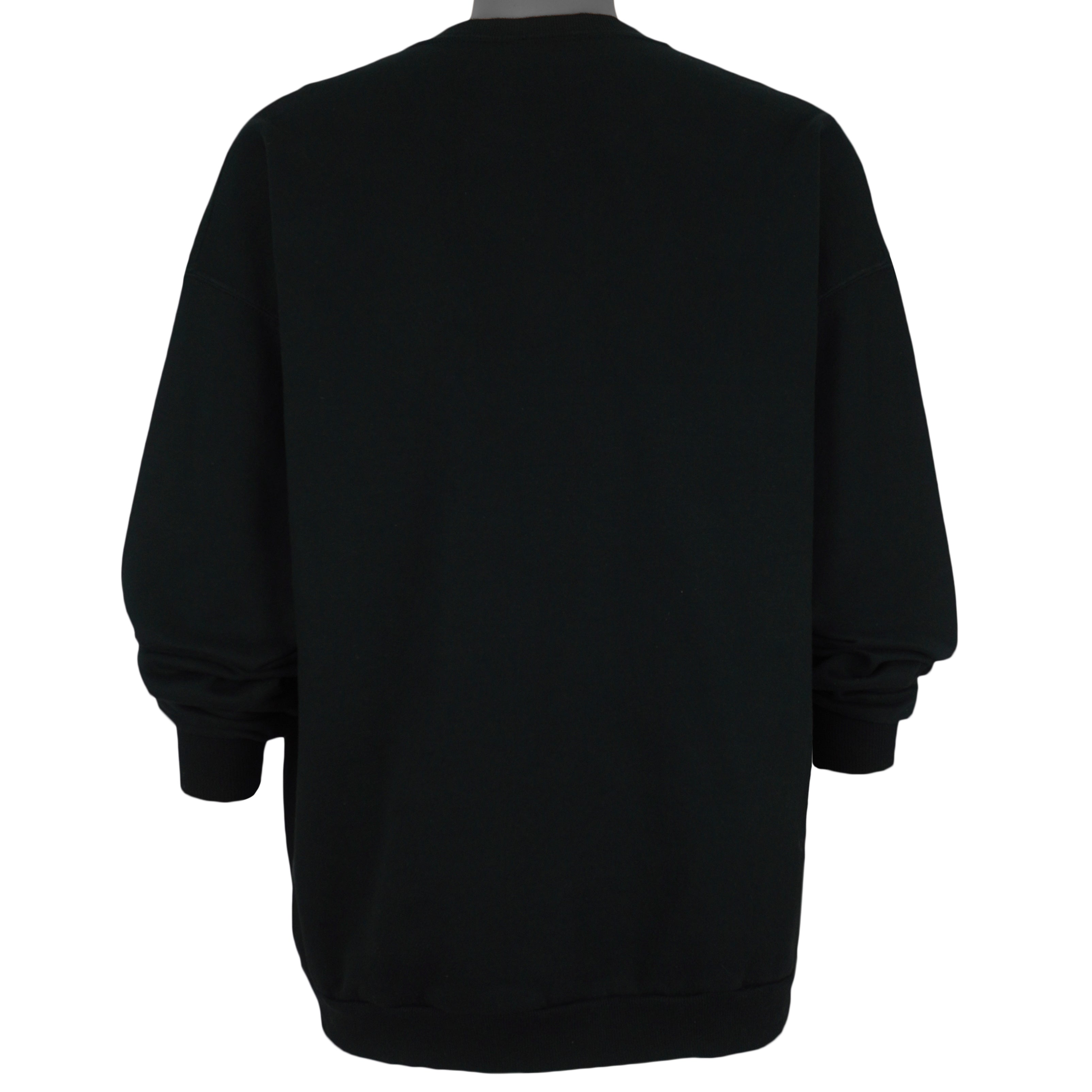 Vintage - Black Arctic Cat Crew Neck Sweatshirt 2000s XX-Large Vintage Retro