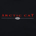 Vintage - Black Arctic Cat Crew Neck Sweatshirt 2000s XX-Large Vintage Retro