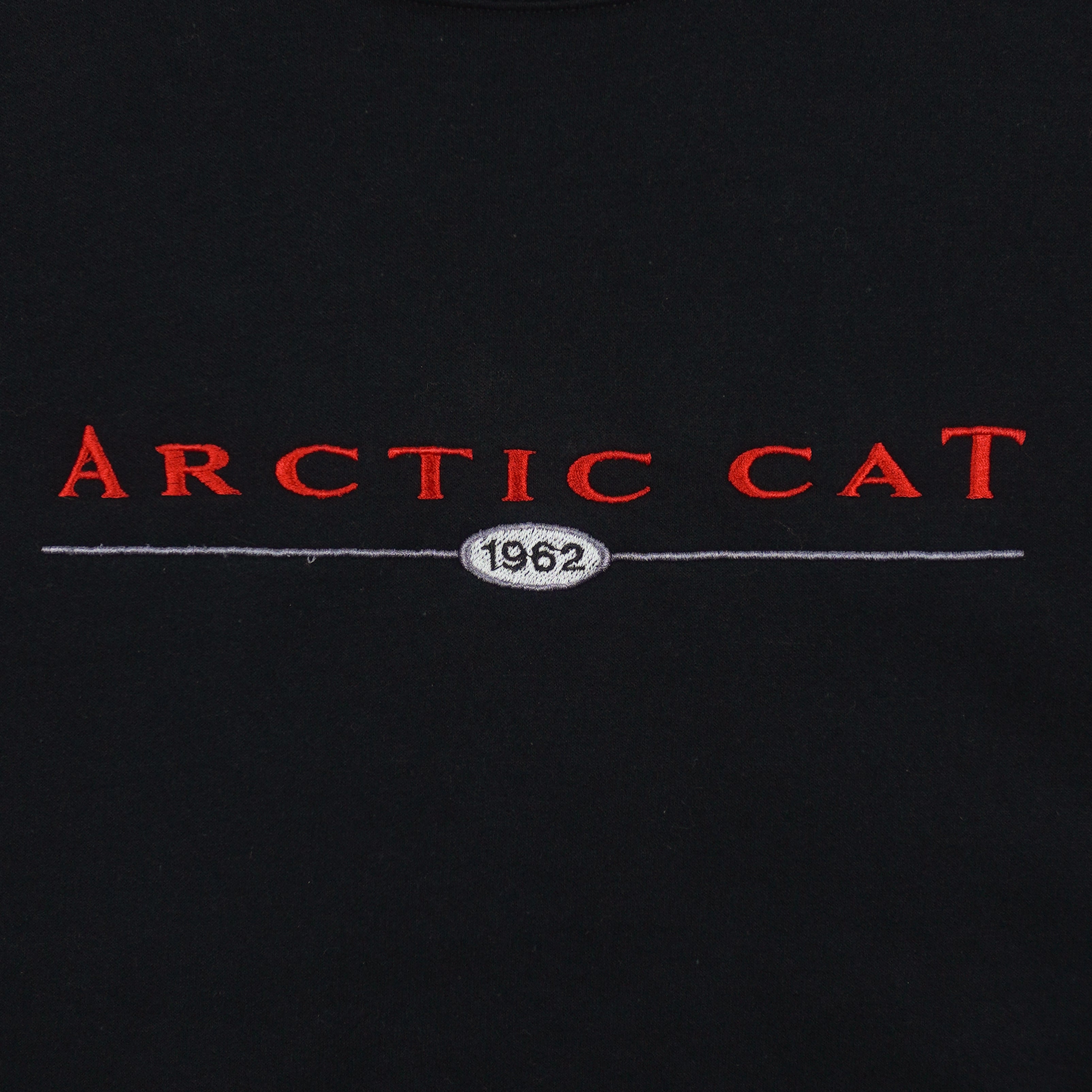 Vintage - Black Arctic Cat Crew Neck Sweatshirt 2000s XX-Large Vintage Retro