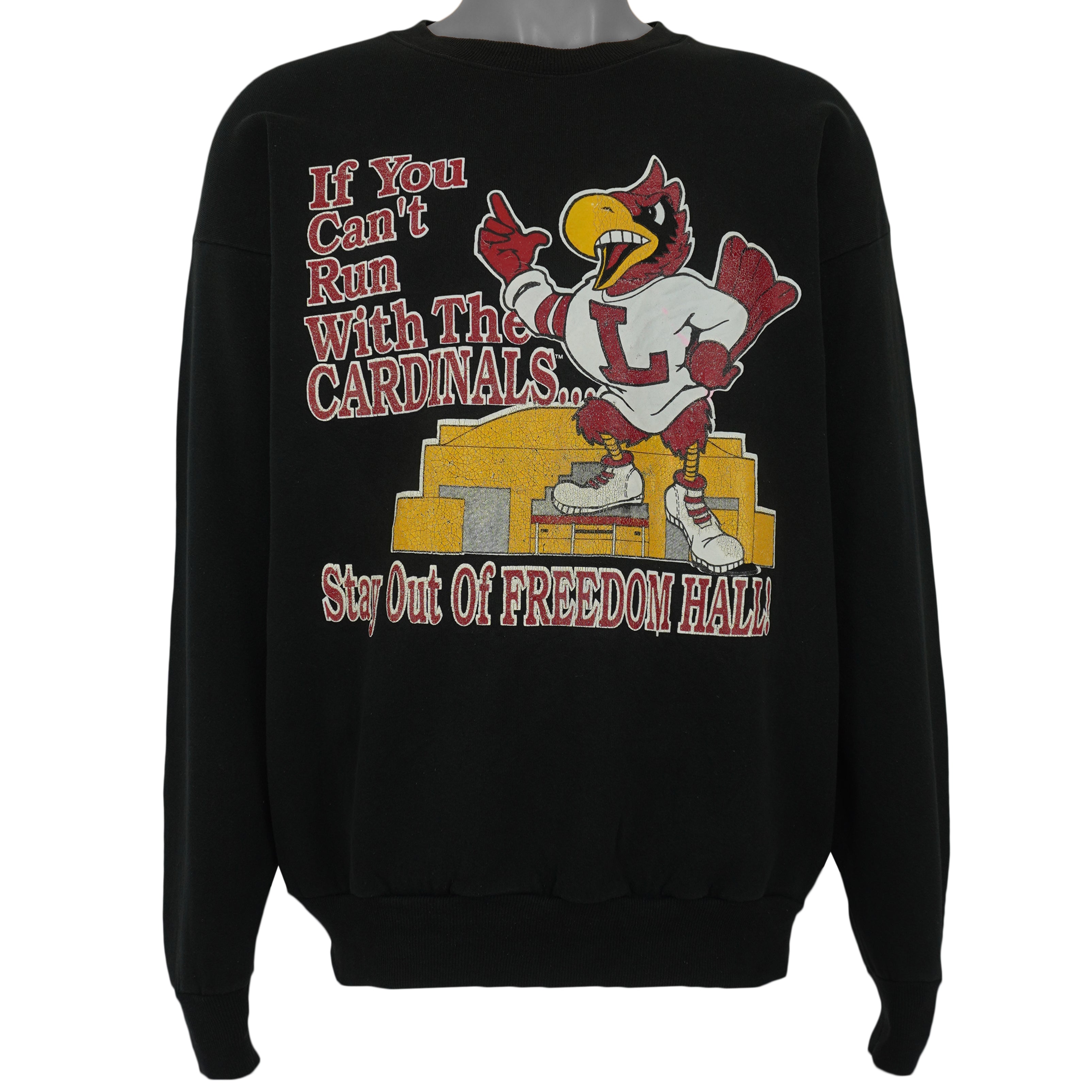 MLB (Lee) - St. Louis Cardinals Freedom Hall Sweatshirt 1990s X-Large Vintage Retro Baseball
