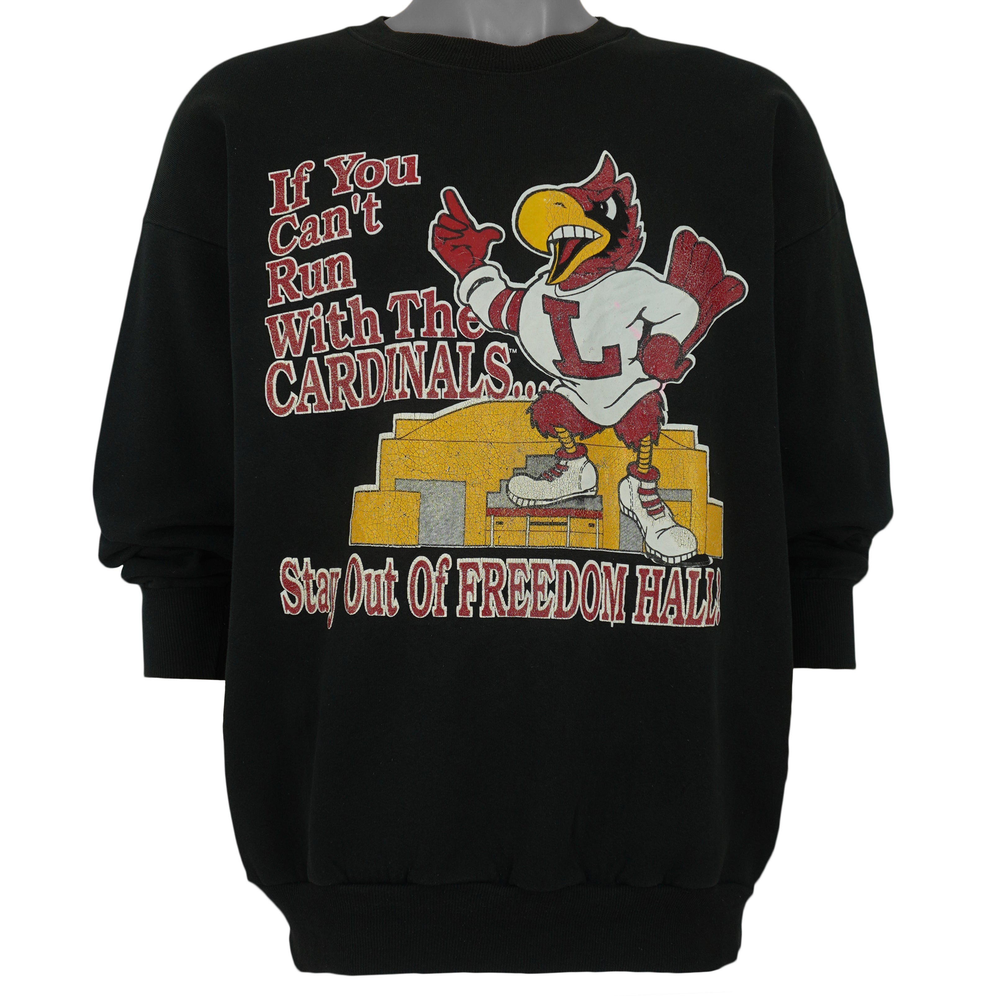 MLB (Lee) - St. Louis Cardinals Freedom Hall Sweatshirt 1990s X-Large Vintage Retro Baseball