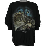Vintage (Gildan) - Wolfs Black Hills Crew Neck Sweatshirt 1990s X-Large Vintage Retro