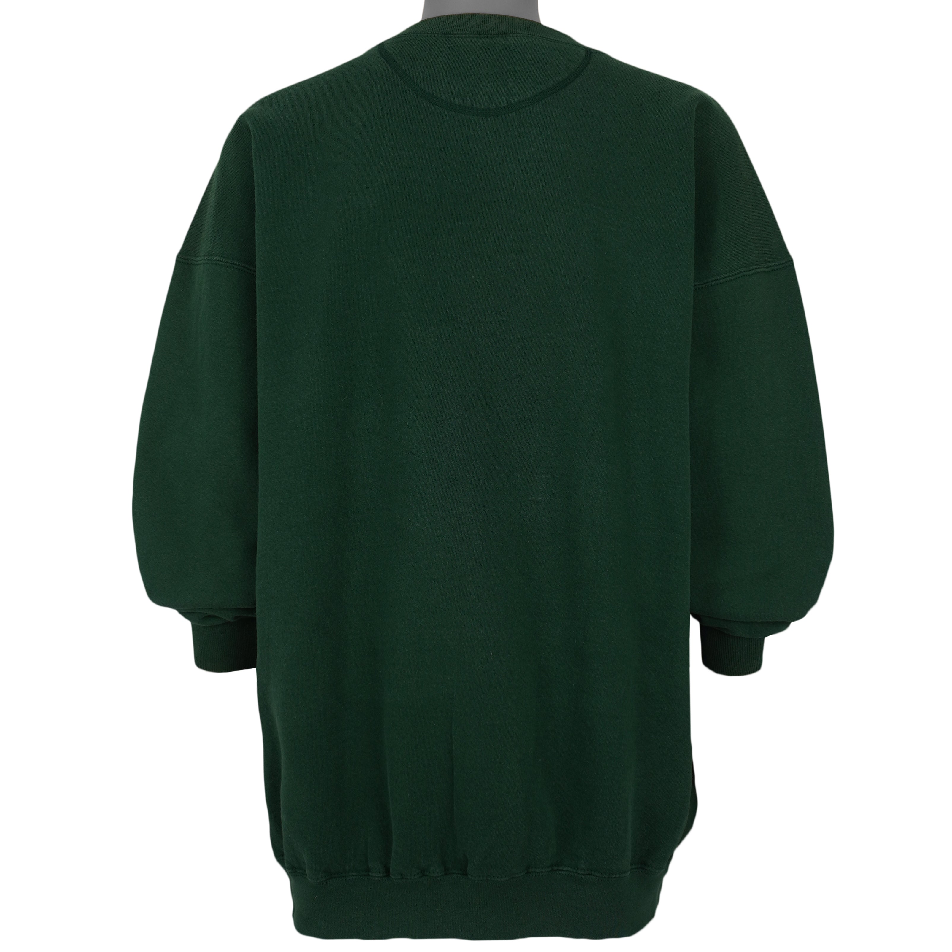 Vintage (Team Edition) - Tulane University Crew Neck Sweatshirt 1990s XX-Large Vintage Retro
