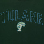 Vintage (Team Edition) - Tulane University Crew Neck Sweatshirt 1990s XX-Large Vintage Retro