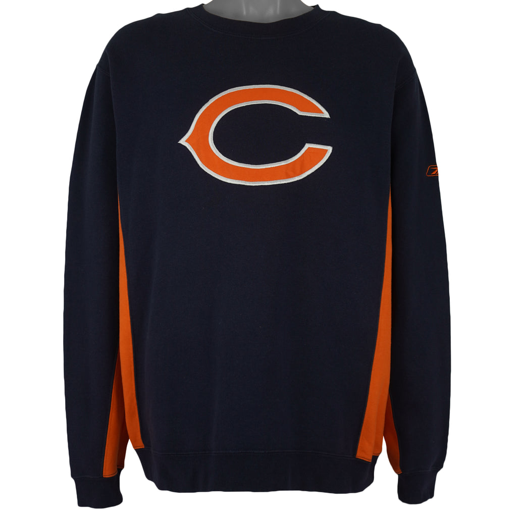 Reebok - Chicago Bears Embroidered Crew Neck Sweatshirt 2000s Large Vintage Retro Football