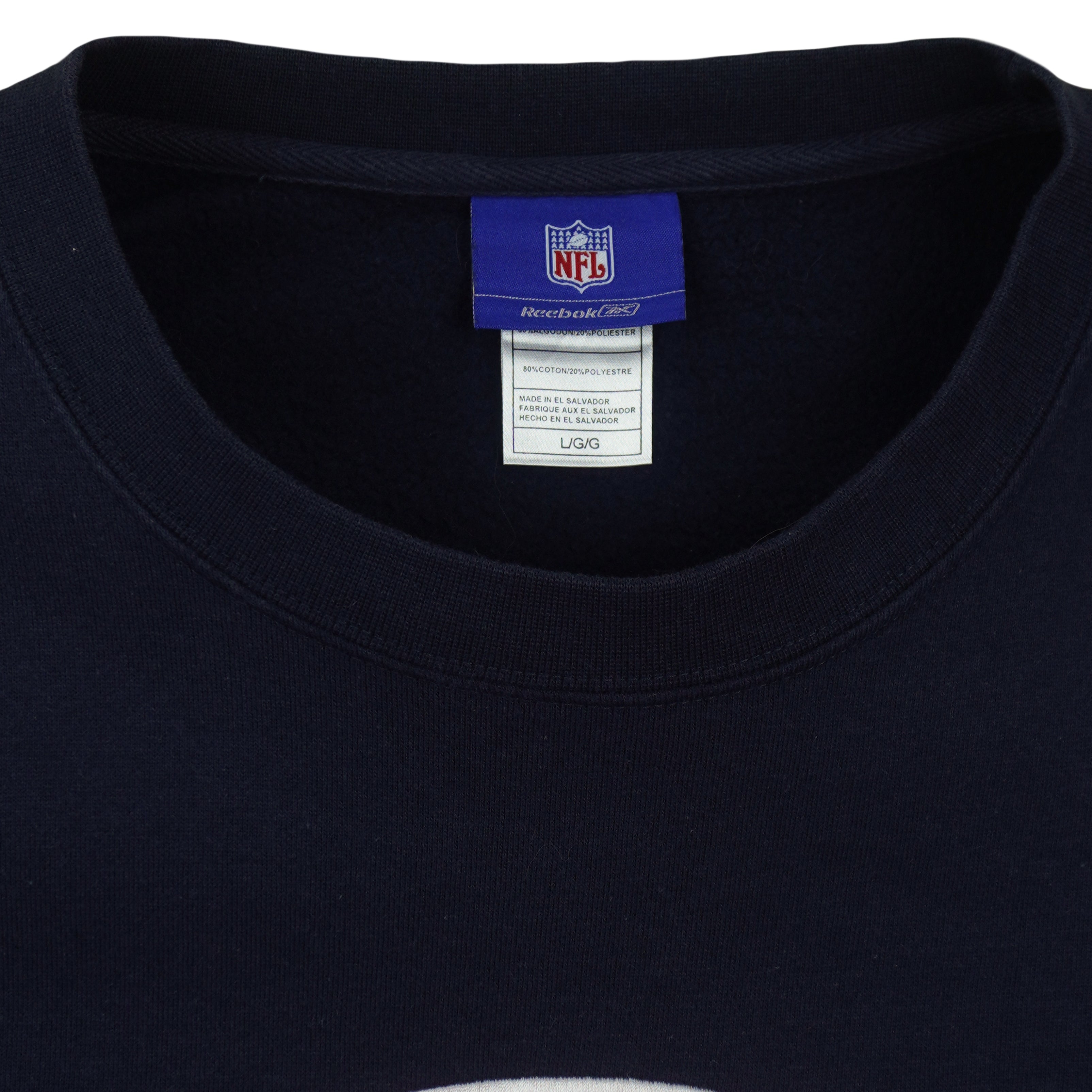 Reebok - Chicago Bears Embroidered Crew Neck Sweatshirt 2000s Large Vintage Retro Football