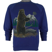 Vintage (Jerzees) - Big Bear Crew Neck Sweatshirt 1990s Medium Vintage Retro