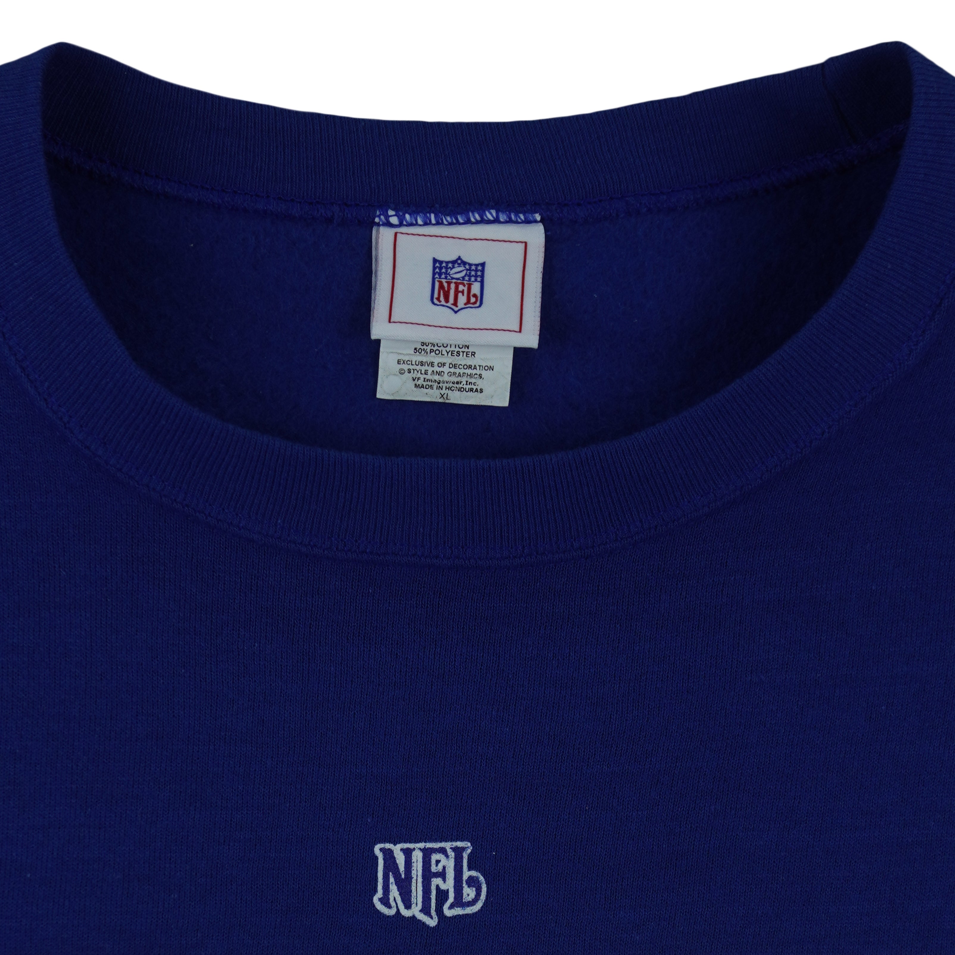 NFL - Indianapolis Colts Helmet Crew Neck Sweatshirt 2000s X-Large Vintage Retro Football