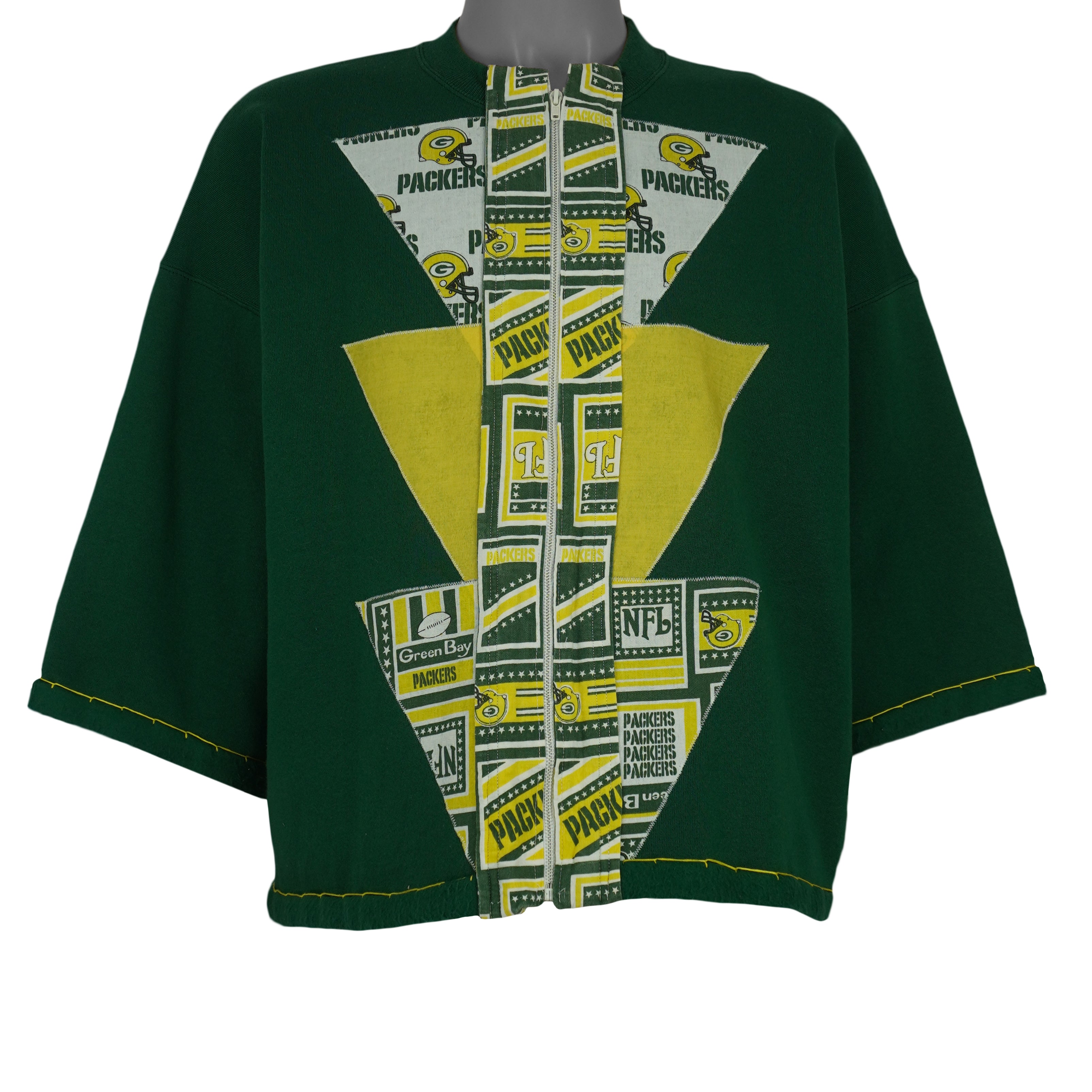 NFL (Hanes) - Green Bay Packers Robe Shirt 1990s XX-Large Vintage Retro Football