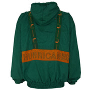NCAA (Turbo Sportwear) - Miami Hurricanes Hooded Windbreaker 1990s Medium Vintage Retro