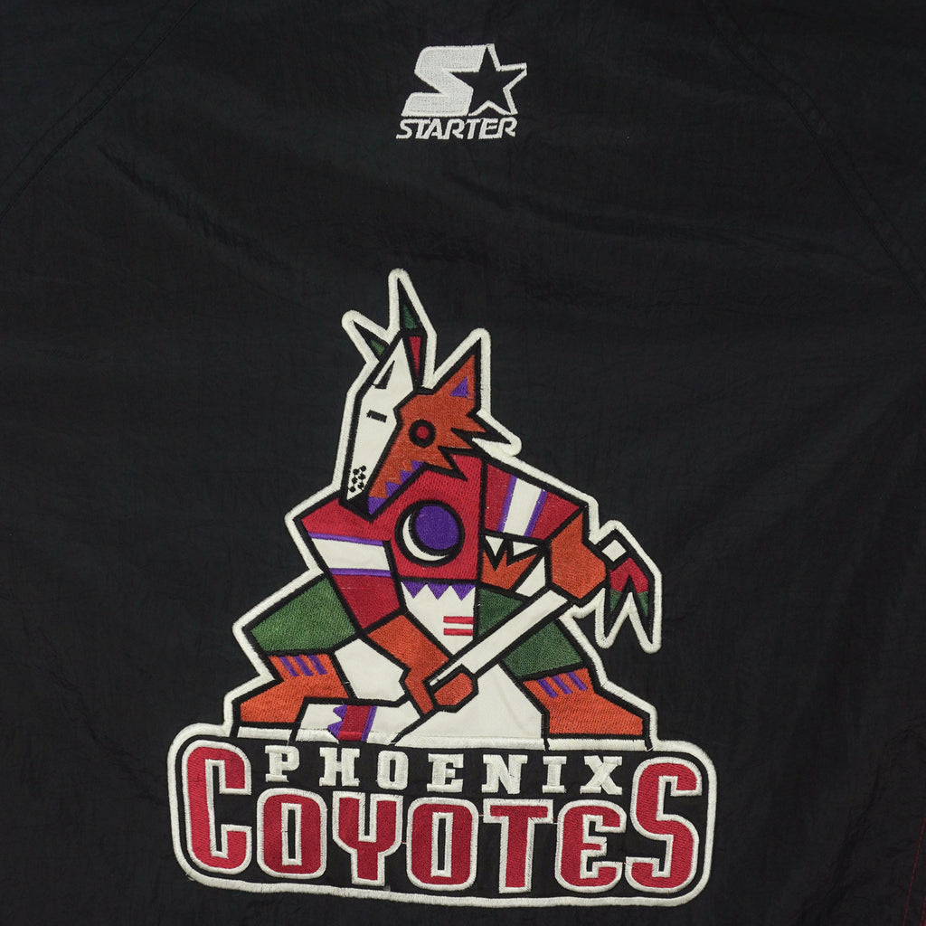 Starter - NHL Phoenix Coyotes Windbreaker 1990s Large Vintage Retro Hockey