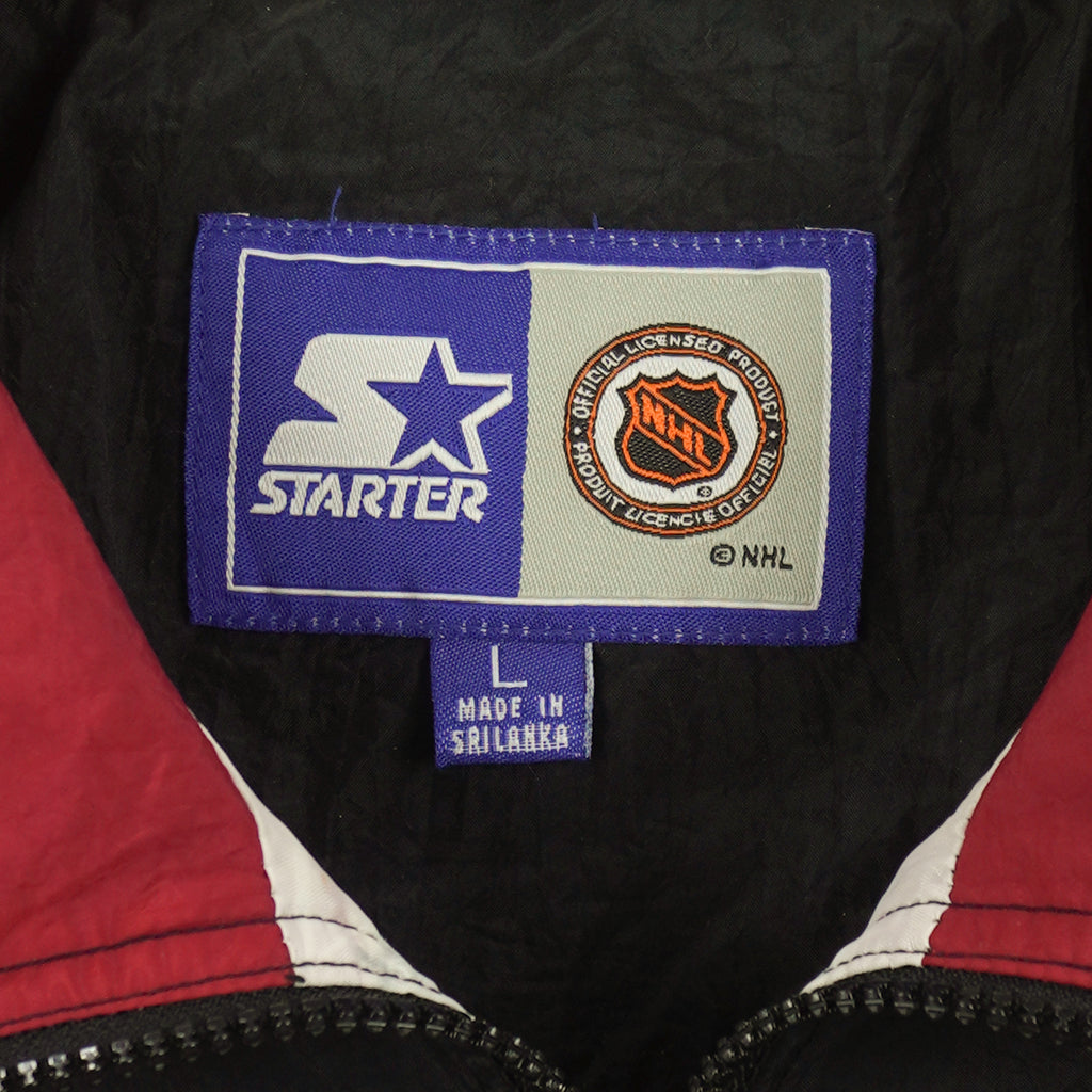 Starter - NHL Phoenix Coyotes Windbreaker 1990s Large Vintage Retro Hockey
