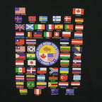 Vintage (Jerzees) - Central States Rotary Youth Exchange Flags T-Shirt 1990s X-Large Vintage Retro