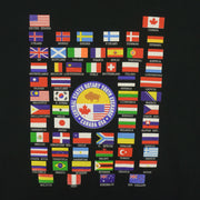 Vintage (Jerzees) - Central States Rotary Youth Exchange Flags T-Shirt 1990s X-Large Vintage Retro