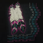 Vintage (Jerzees) - Native Americans Art Crew Neck Sweatshirt 1990s Large Vintage Retro