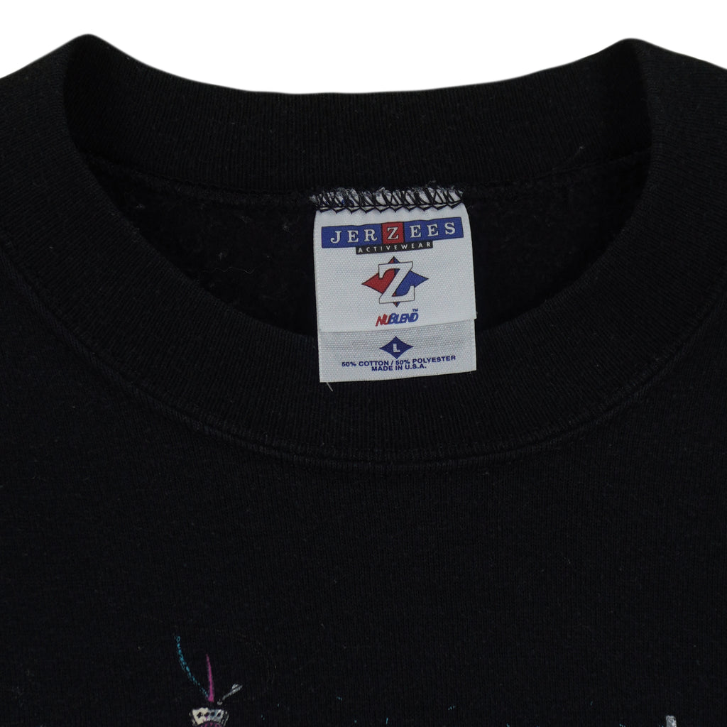 Vintage (Jerzees) - Native Americans Art Crew Neck Sweatshirt 1990s Large Vintage Retro