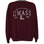 NCAA (Lee Sport) - UMass Minutemen Sweatshirt 1990s Large Vintage Retro