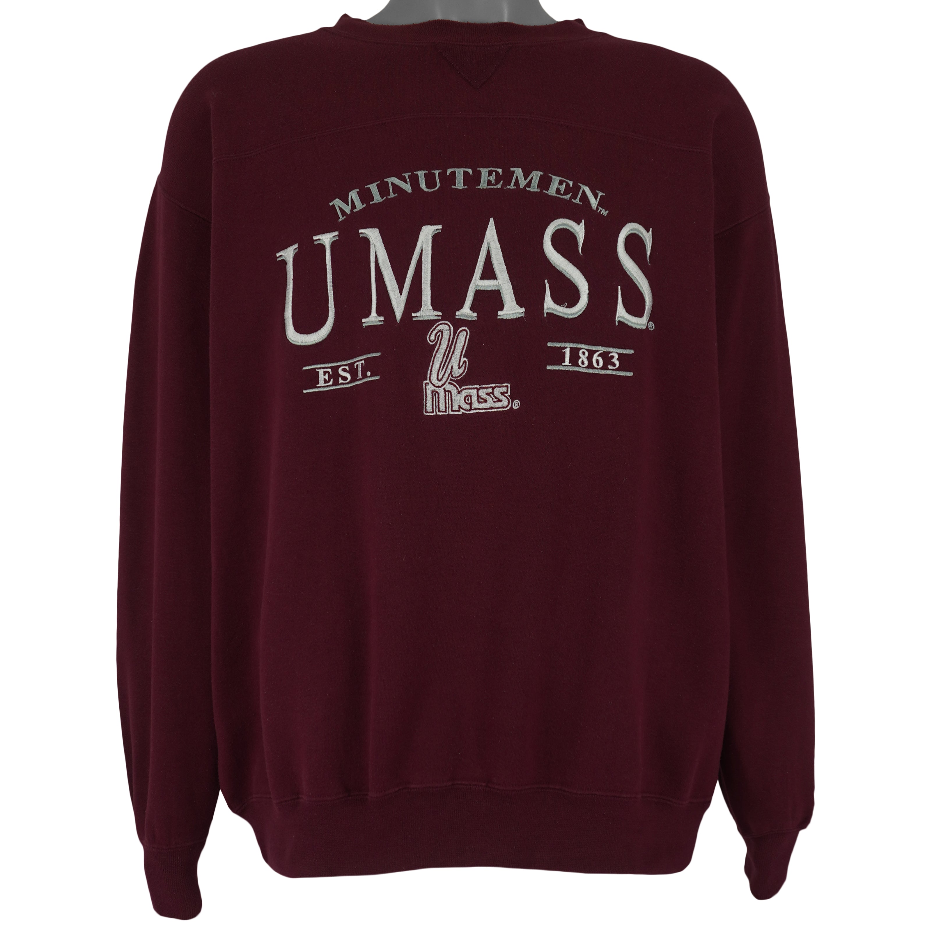 NCAA (Lee Sport) - UMass Minutemen Sweatshirt 1990s Large Vintage Retro