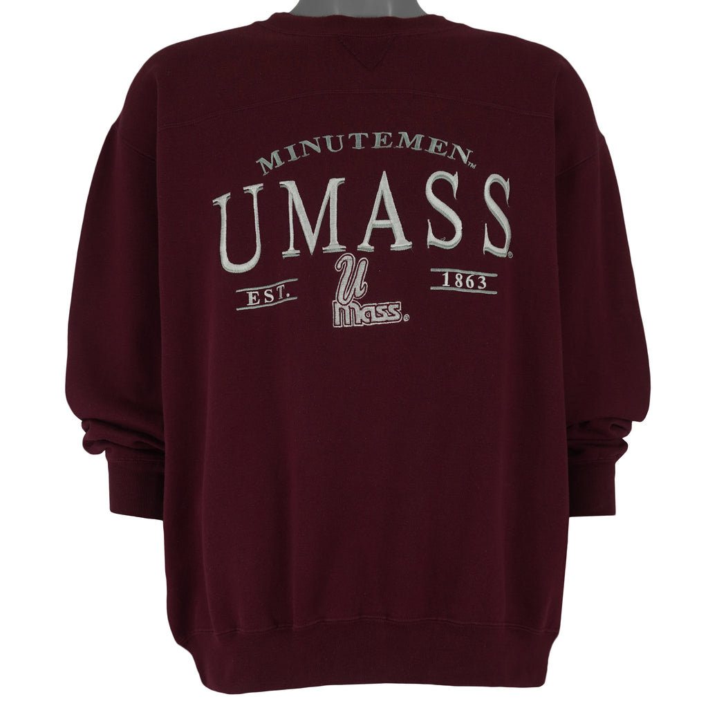 NCAA (Lee Sport) - UMass Minutemen Sweatshirt 1990s Large Vintage Retro