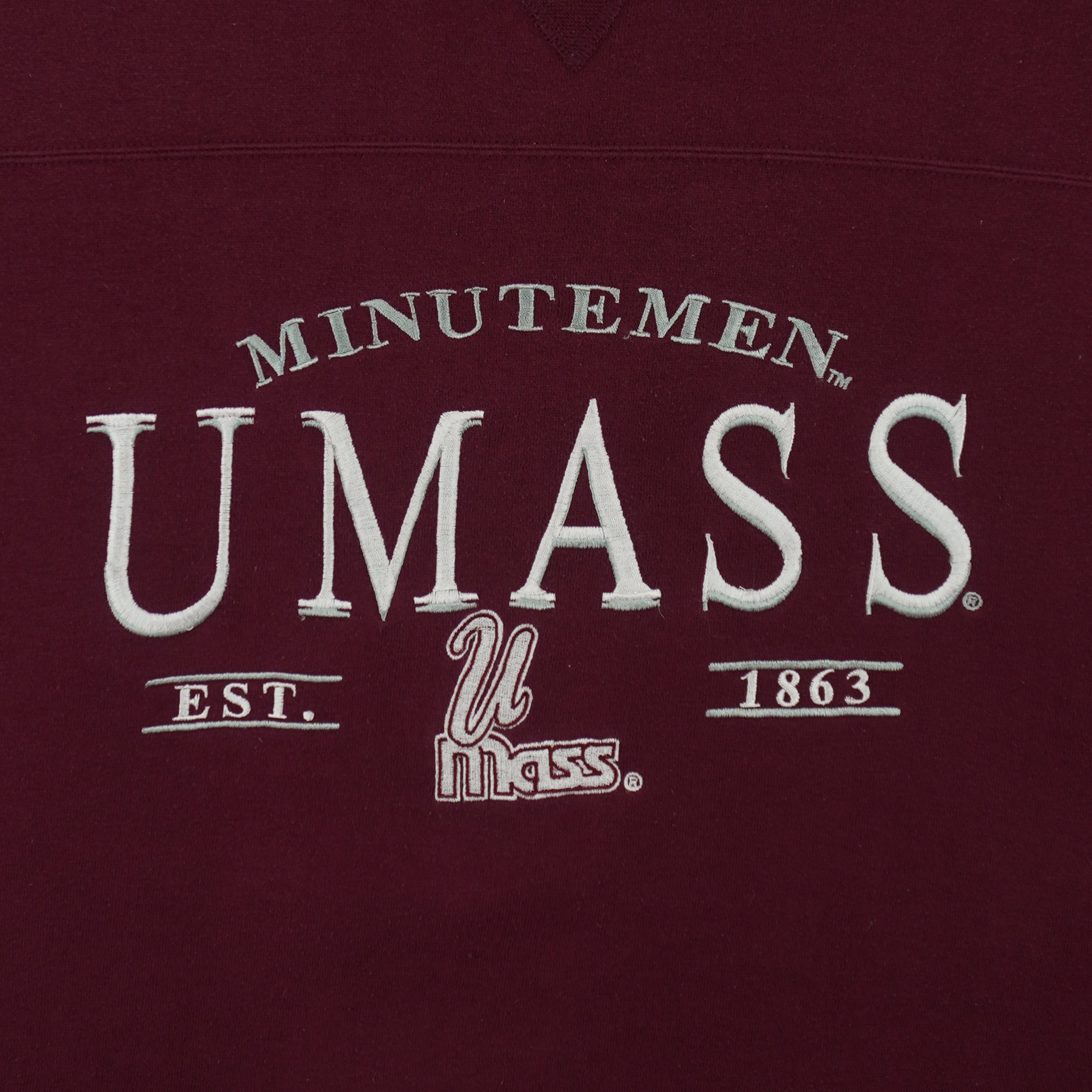 NCAA (Lee Sport) - UMass Minutemen Sweatshirt 1990s Large Vintage Retro