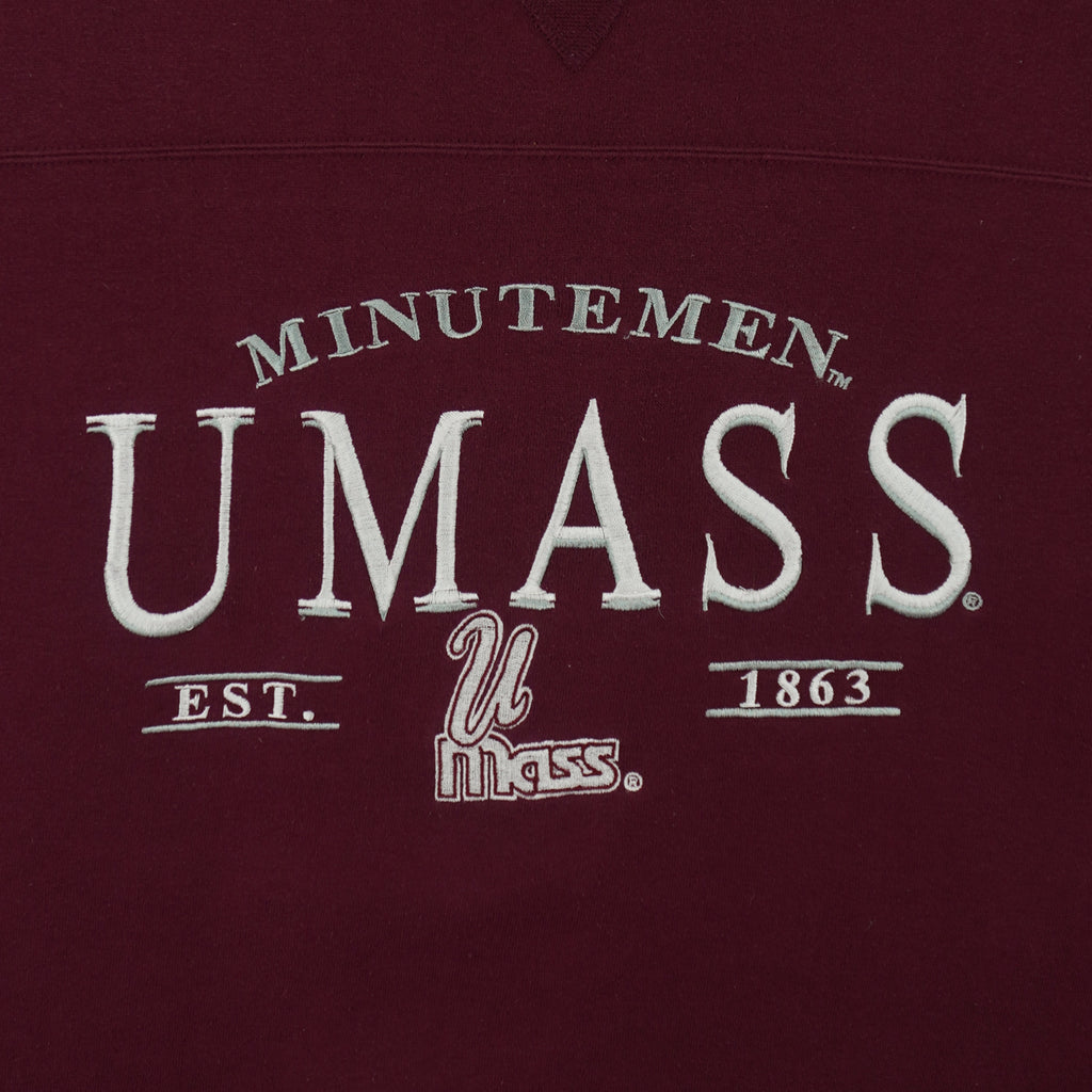 NCAA (Lee Sport) - UMass Minutemen Sweatshirt 1990s Large Vintage Retro