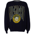 NCAA (Russel Athletic) - Michigan Wolverines Crew Neck Sweatshirt 1990s X-Large Vintage Retro