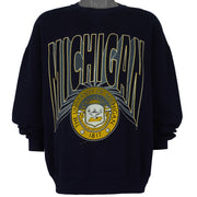 NCAA (Russel Athletic) - Michigan Wolverines Crew Neck Sweatshirt 1990s X-Large Vintage Retro