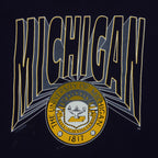 NCAA (Russel Athletic) - Michigan Wolverines Crew Neck Sweatshirt 1990s X-Large Vintage Retro