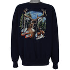 Vintage (Member's Mark) - The White-Tailed Deer Sweatshirt 1990s XX-Large Vintage Retro