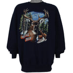 Vintage (Member's Mark) - The White-Tailed Deer Sweatshirt 1990s XX-Large Vintage Retro