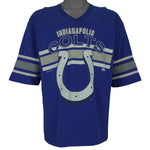NFL (Team Rated) - Indianapolis Colts Big Logo T-Shirt 1995 Medium
