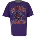 NBA (CGW) - Toronto Raptors Big Spell-Out T-Shirt 1990s X-Large Vintage Retro Basketball