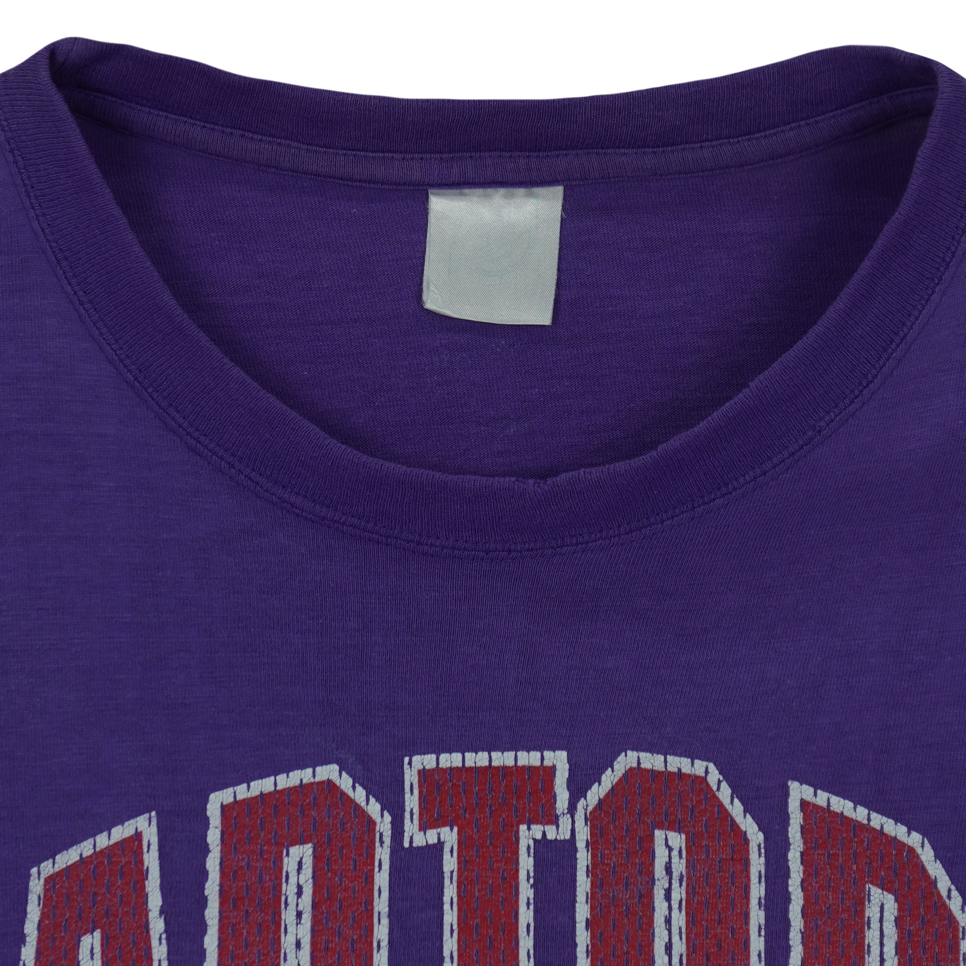 NBA (CGW) - Toronto Raptors Big Spell-Out T-Shirt 1990s X-Large Vintage Retro Basketball