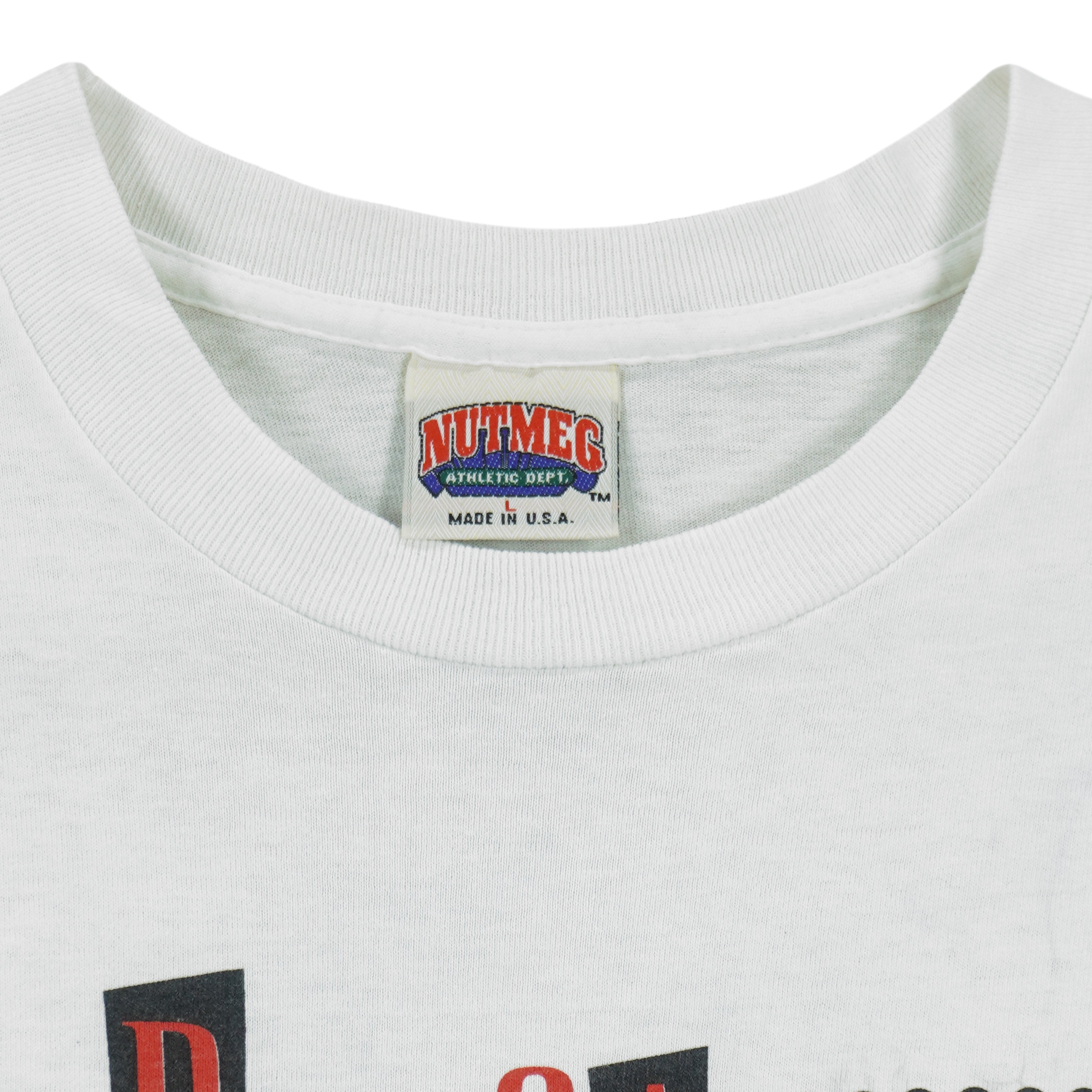 NFL (Nutmeg Mills) - 49ers San Francisco Style Caricature T-Shirt 1990s Large Vintage Retro Football