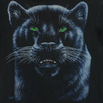 Vintage (Made At The Beach) - Black Panther Animal Print T-Shirt 1994 Medium Vintage Retro