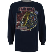 NFL (AAA) - New England Patriots Super Bowl Champions Sweatshirt 2005 Large Vintage Retro Football