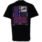 NFL (Salem) - Buffalo Bills City Block T-Shirt 1991 Large Vintage Retro Football