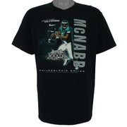 NFL (Gildan) - Philadelphia Eagles MCNABB #5 T-Shirt 2000s Large Vintage Retro Football
